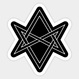Unicursal Hexagram Sticker